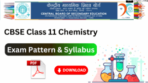 cbse class 11 chemistry syllabus pdf download