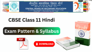 cbse class 11 hindi syllabus pdf download