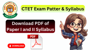 ctet exam syllabus pdf download