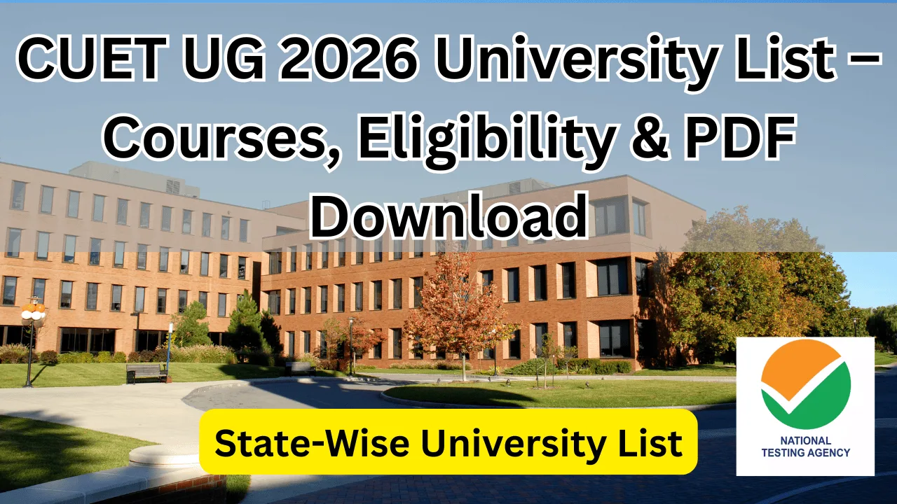 cuet ug 2026 universities list pdf