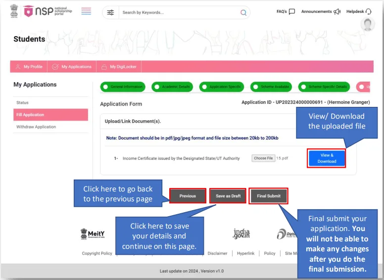 Upload Documents