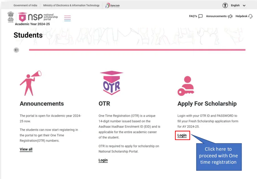central sector scholarship scheme apply