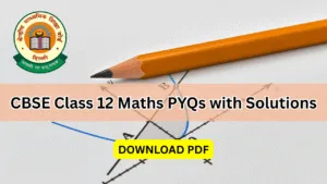 cbse class 12 maths pyqs with solutions pdf download