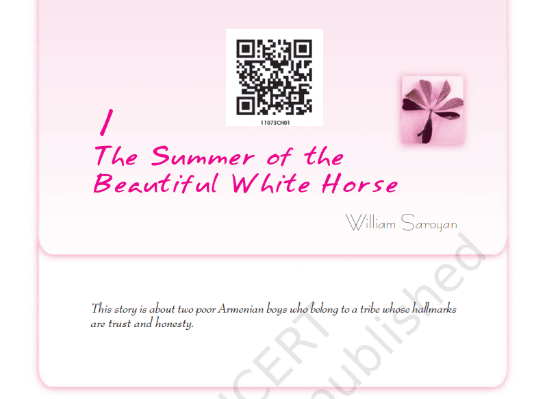 The Summer of the Beautiful White Horse Important Questions & Answers