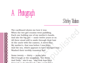 a photograph class 11 important questions answers