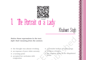 the portrait of a lady class 11 extra questions and answers