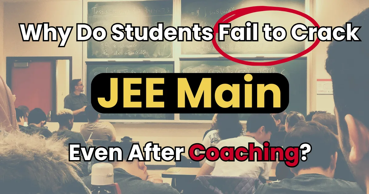 Why Do Students Fail to Crack JEE Main Even After Coaching?