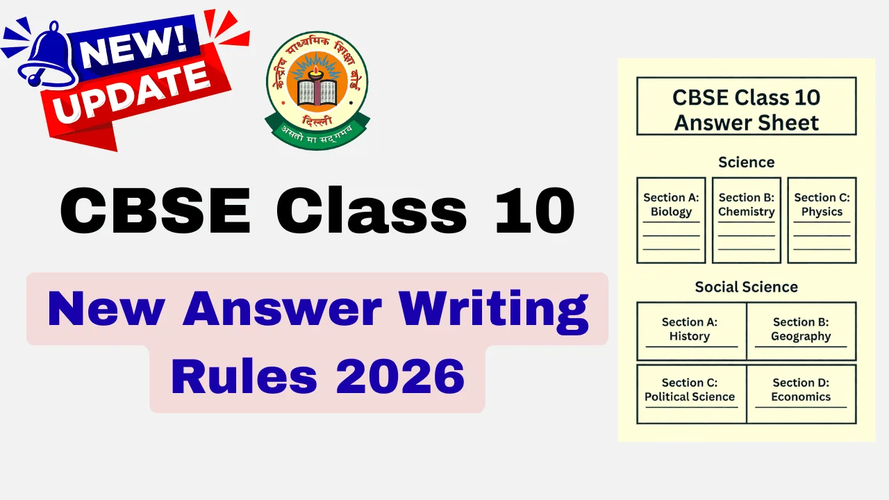 cbse guidelines on answer writing rules for board exams 2026 class 10