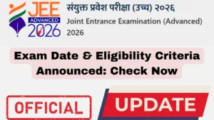 jee advanced 2026 exam date and eligibility criteria explained in detail