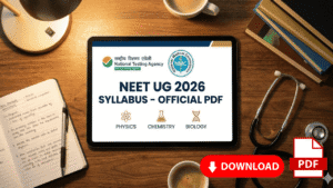 neet ug 2026 official syllabus pdf download