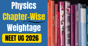 Physics Chapter-Wise Weightage for NEET UG 2026