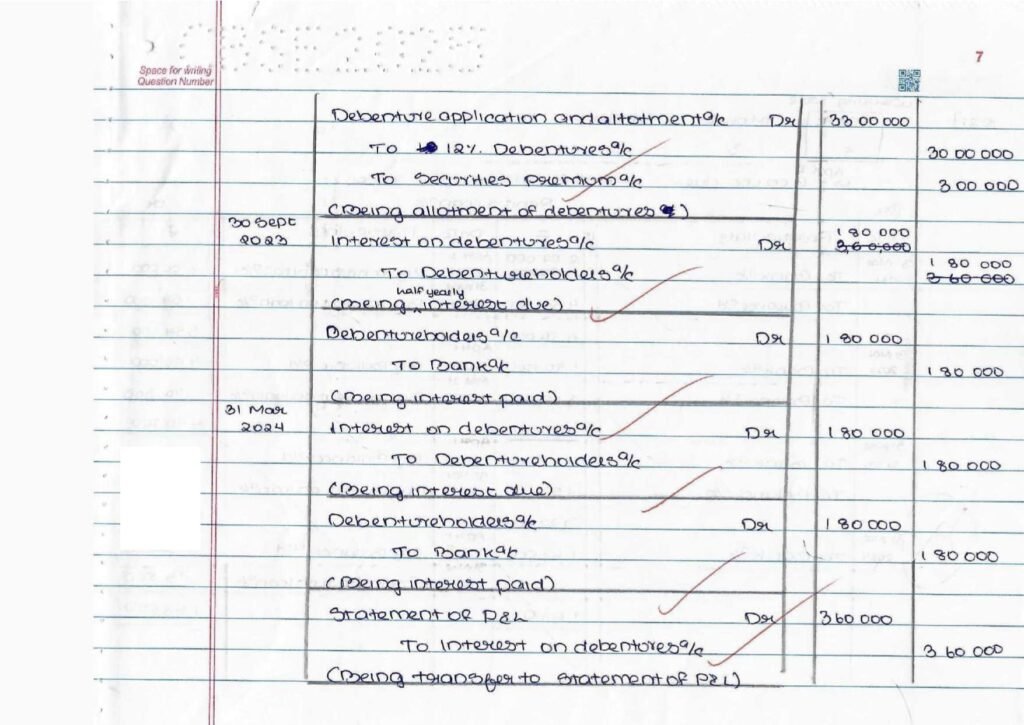 CBSE Class 12 Accountancy Topper Answer Sheet 2025 (PDF) + Marking Scheme