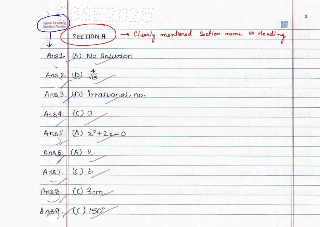 CBSE Class 10 Maths Topper Answer Sheet 2025: How to Score 100/100 (PDF Inside)