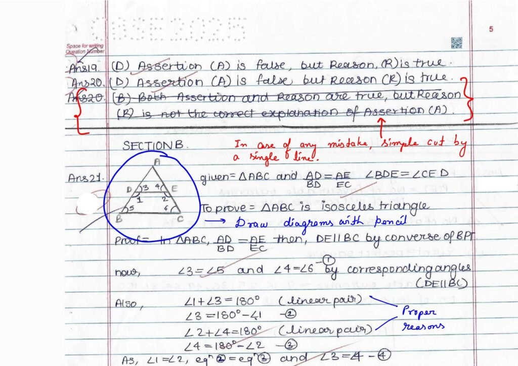 CBSE Class 10 Maths Topper Answer Sheet 2025: How to Score 100/100 (PDF Inside)