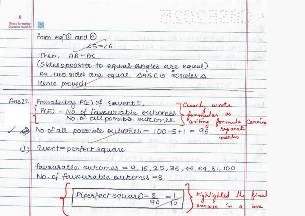 CBSE Class 10 Maths Topper Answer Sheet 2025: How to Score 100/100 (PDF Inside)