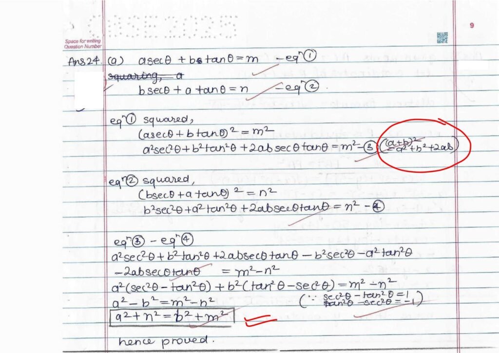 CBSE Class 10 Maths Topper Answer Sheet 2025: How to Score 100/100 (PDF Inside)