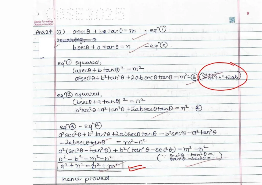 CBSE Class 10 Maths Topper Answer Sheet 2025: How to Score 100/100 (PDF Inside)
