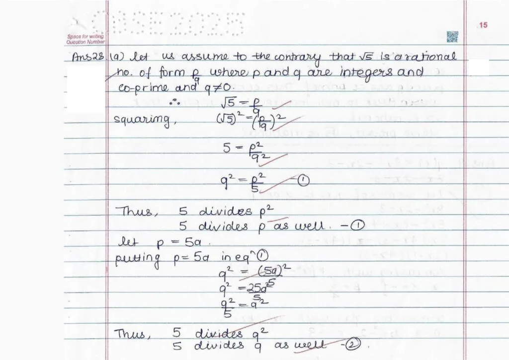 CBSE Class 10 Maths Topper Answer Sheet 2025: How to Score 100/100 (PDF Inside)