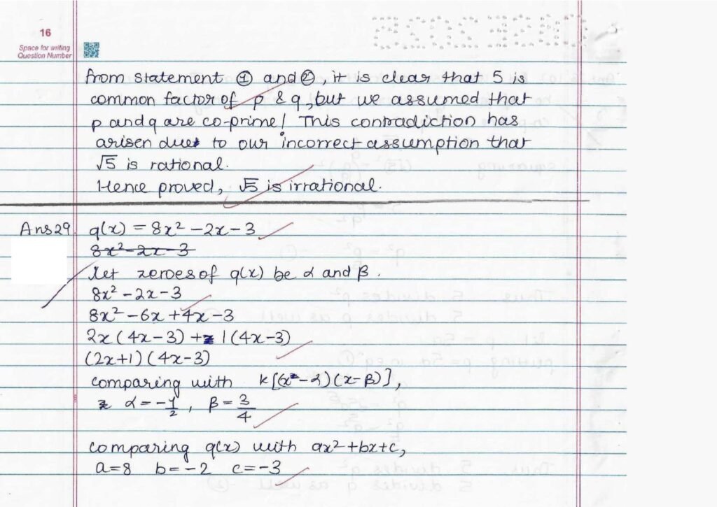 CBSE Class 10 Maths Topper Answer Sheet 2025: How to Score 100/100 (PDF Inside)