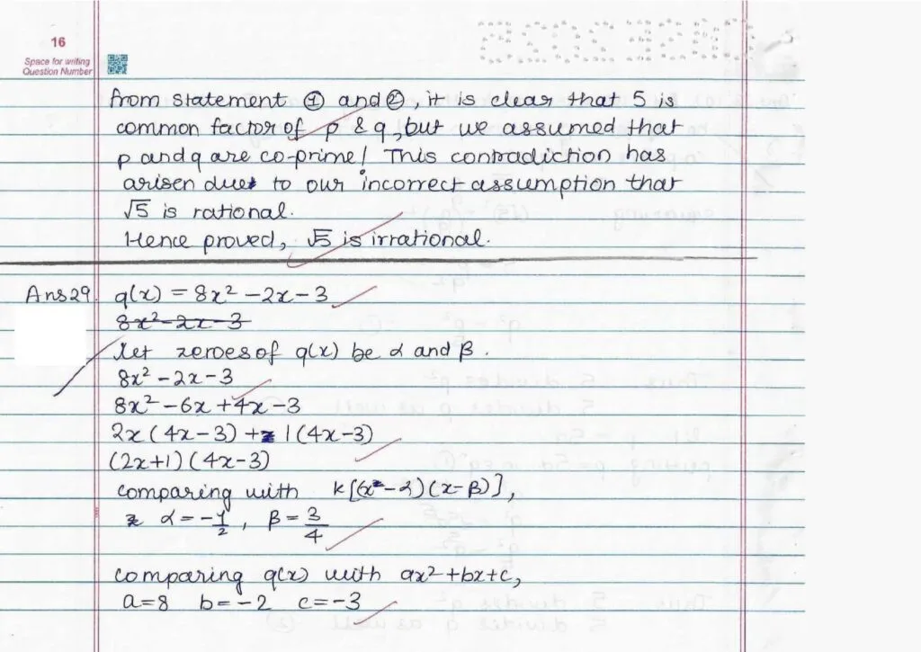 CBSE Class 10 Maths Topper Answer Sheet 2025: How to Score 100/100 (PDF Inside)