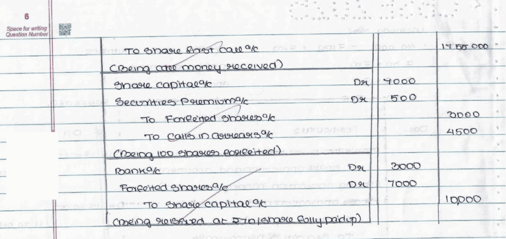 CBSE Class 12 Accountancy Topper Answer Sheet 2025 (PDF) + Marking Scheme