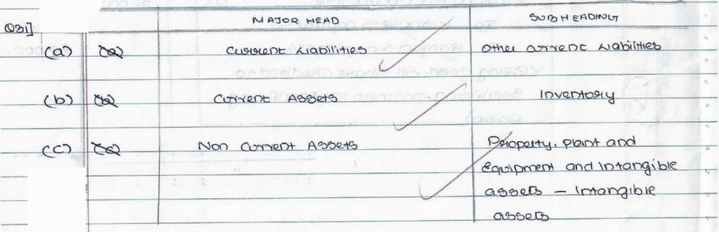 CBSE Class 12 Accountancy Topper Answer Sheet 2025 (PDF) + Marking Scheme