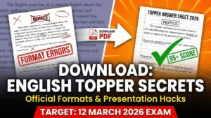 cbse class 12 english toppers answer sheet 2025 pdf download
