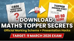 cbse class 12 maths 2025 toppers answer sheet pdf download