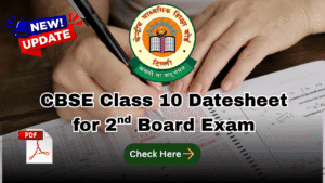 CBSE CLASS 10 PHASE 2 EXAM DATESHEET 2026