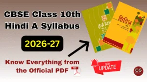 CBSE Class 10 Hindi A Syllabus 2026-27: Download PDF & Full Exam Pattern