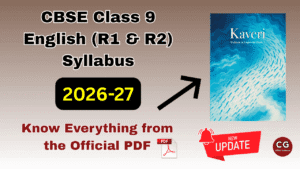 cbse class 9 english syllabus 2026-27