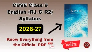 cbse class 9 english syllabus 2026-27