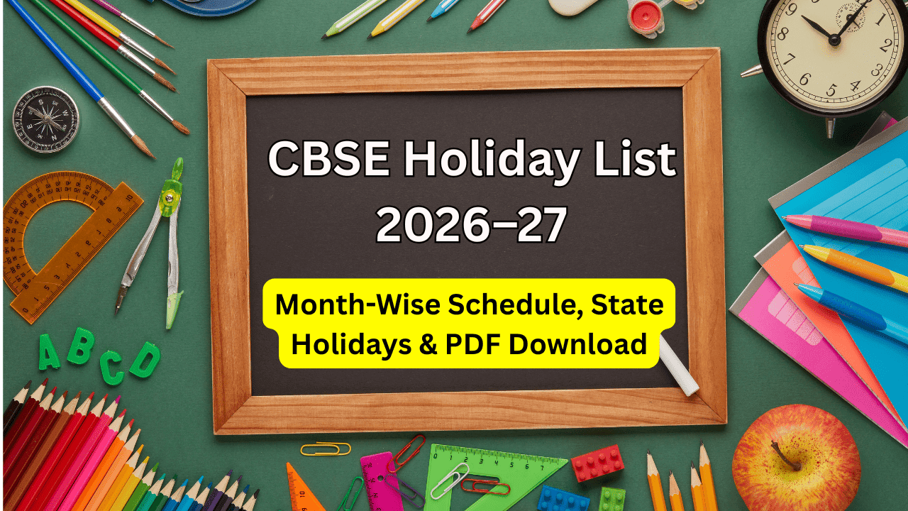 cbse school holiday list 2026-27 pdf