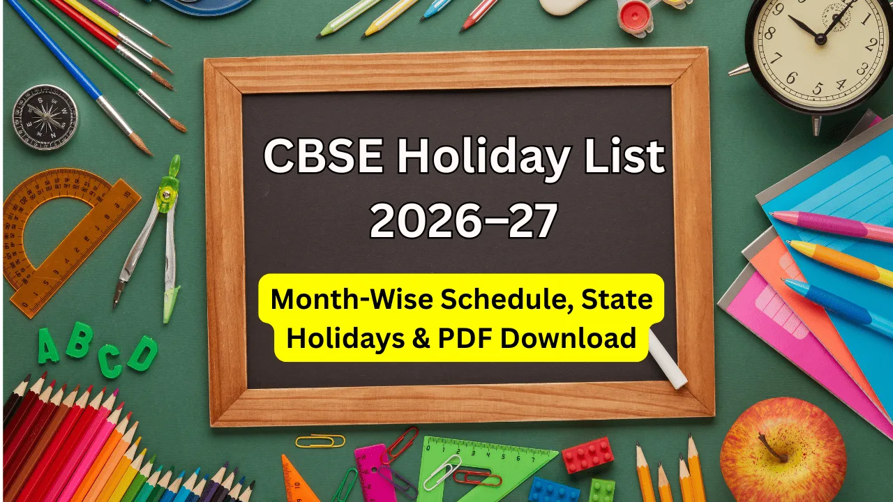 cbse school holiday list 2026-27 pdf