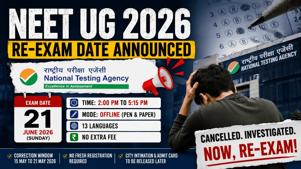 neet ug 2026 re-exam updates